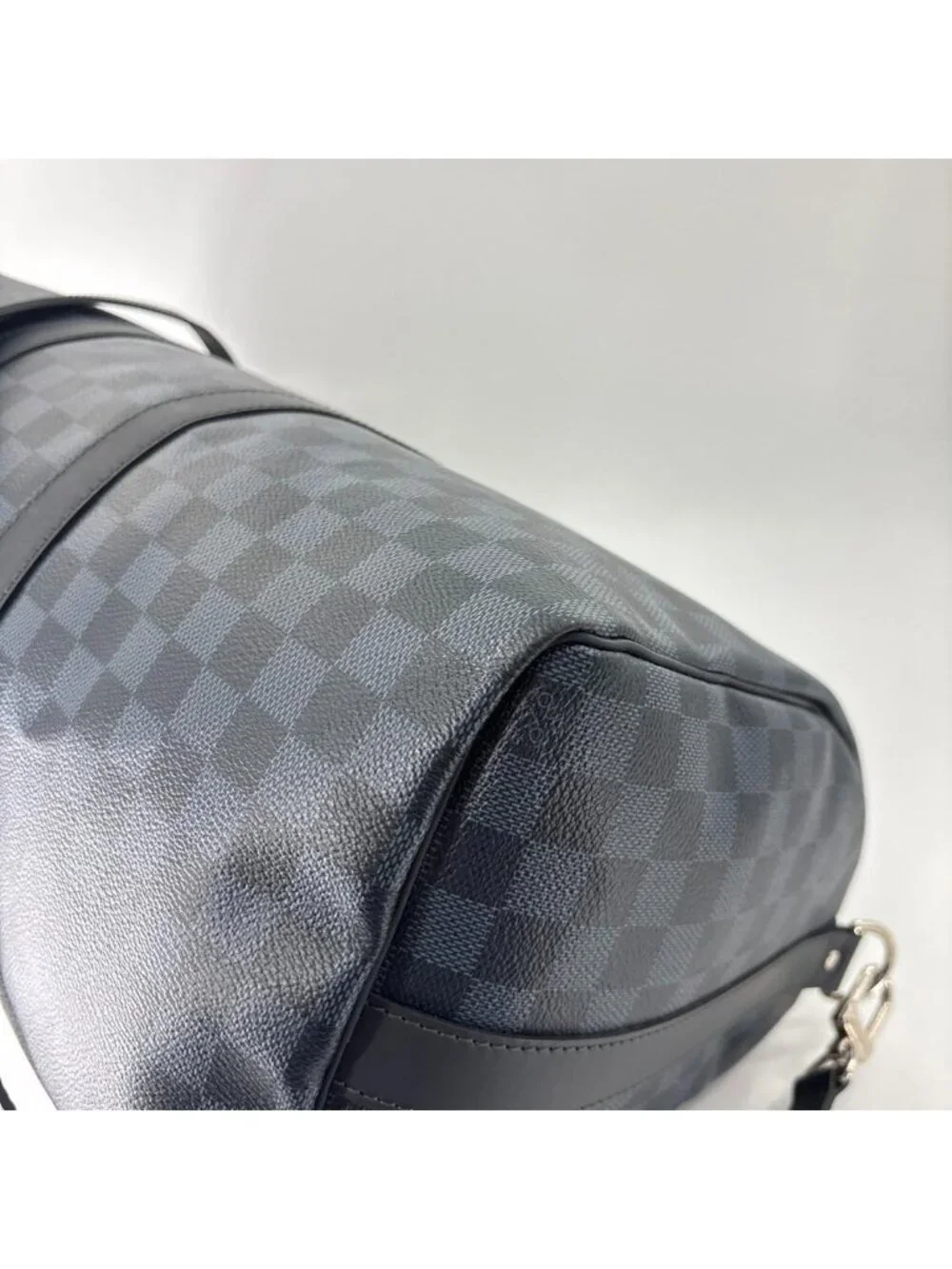 Louis Vuitton Damier Cobalt Keepall Bandouliere 45 Boston Bag